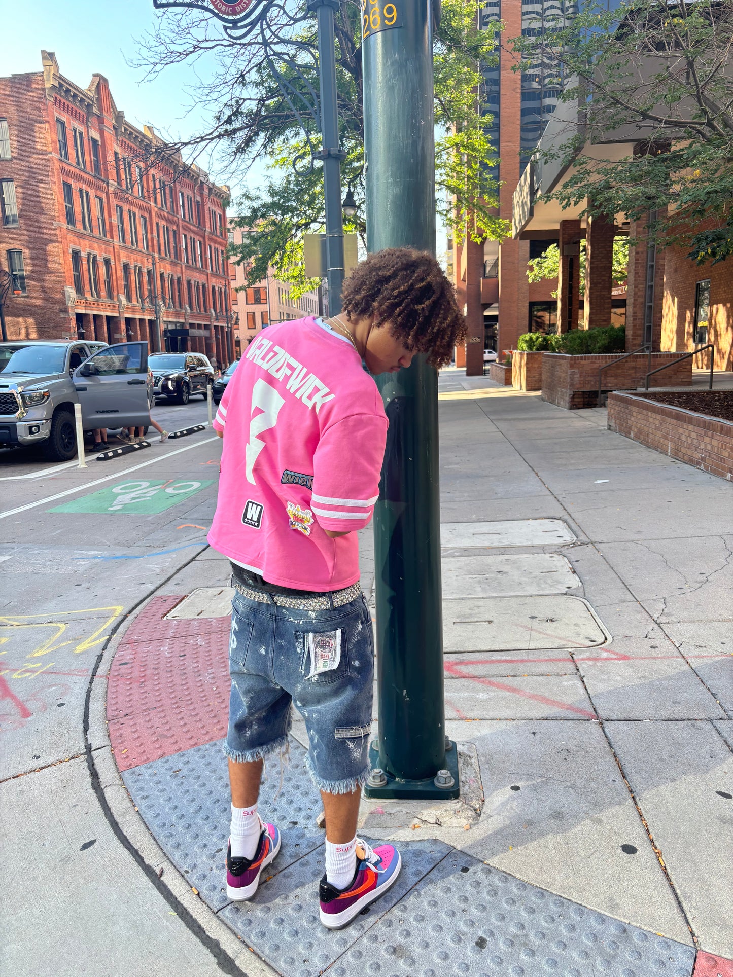 Blue Ca$h Culture Jorts