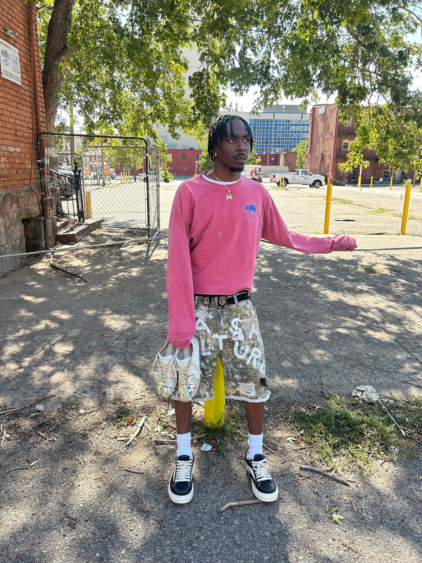 Camo Ca$h Culture Jorts
