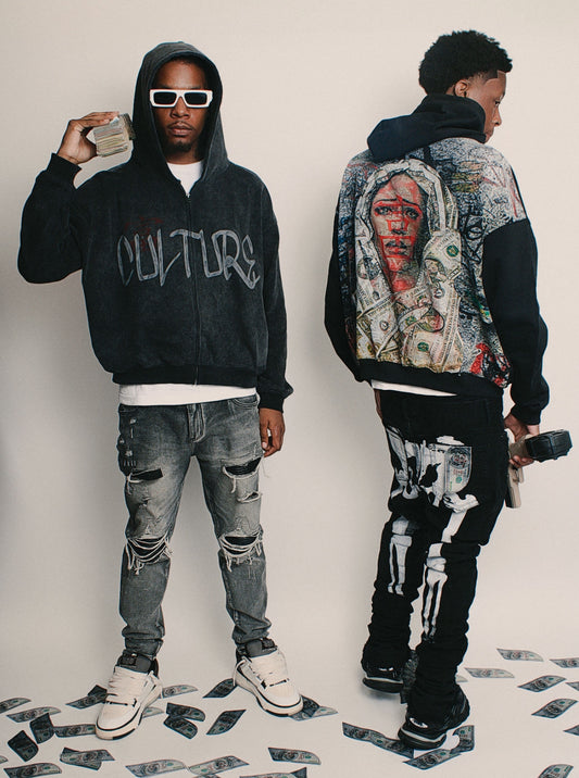 “4THECULTURE” Zipup Hoodie